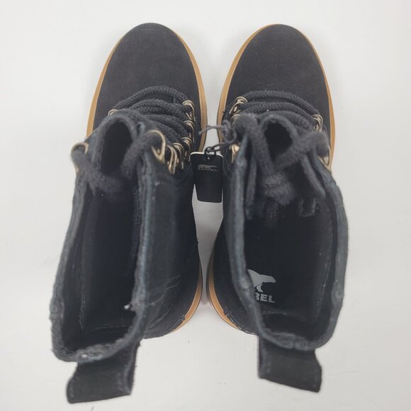 Sorel Lennox Waterproof Lace-Up Women's Black Suede Boots US Size 6 NWT - Picture 5 of 10
